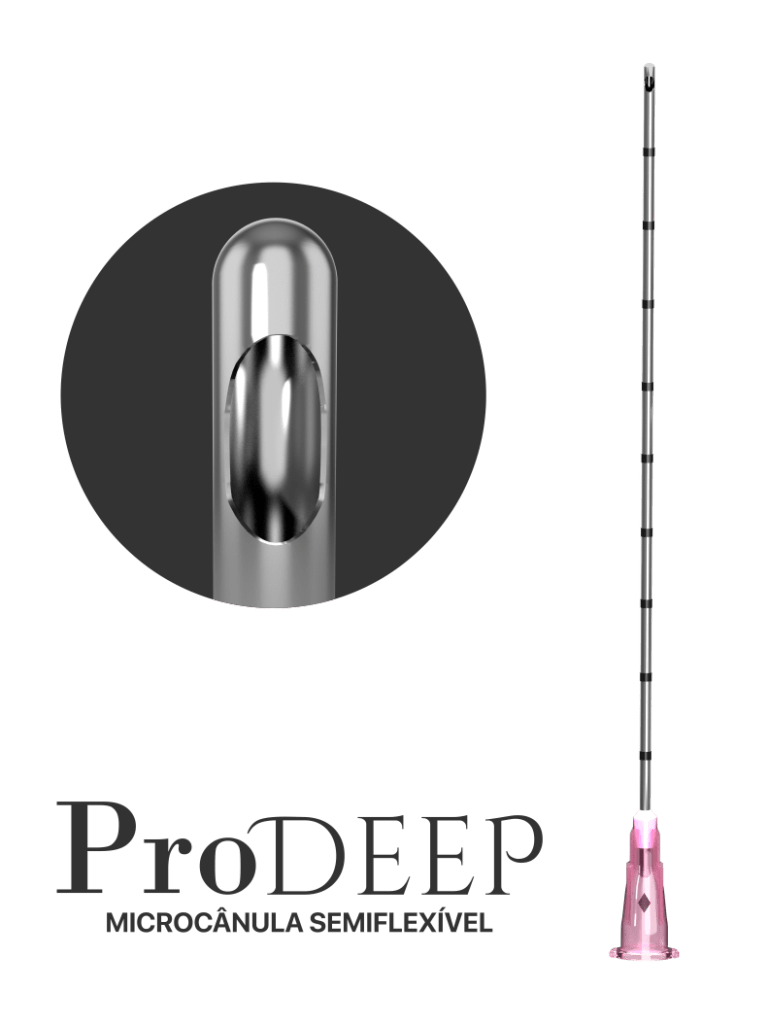 indicação de uso prodeep 18g 100mm para estética corpral
